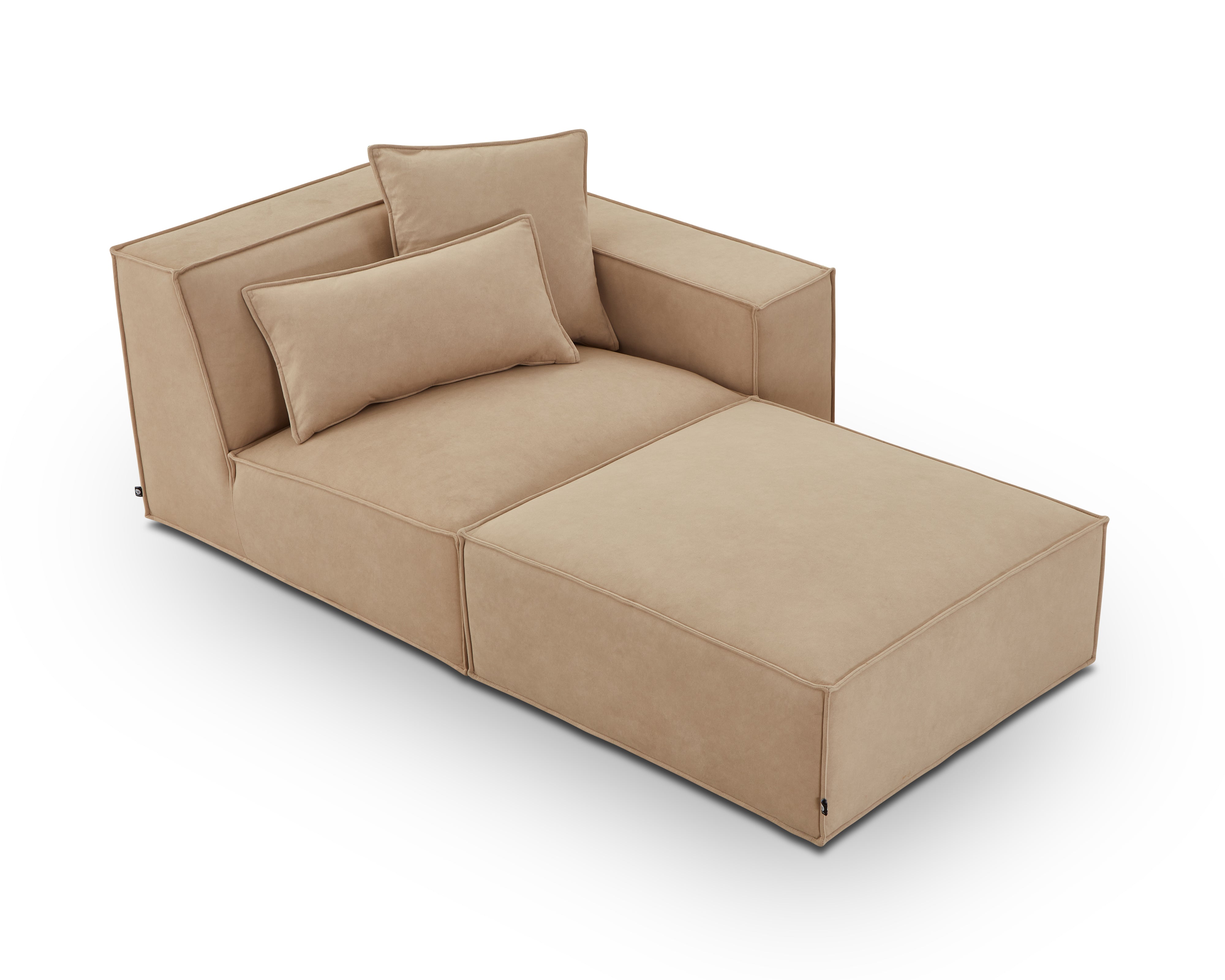 Efren Modular Sofa Ottoman - (Crib 5) Hopper Desert by Liang & Eimil