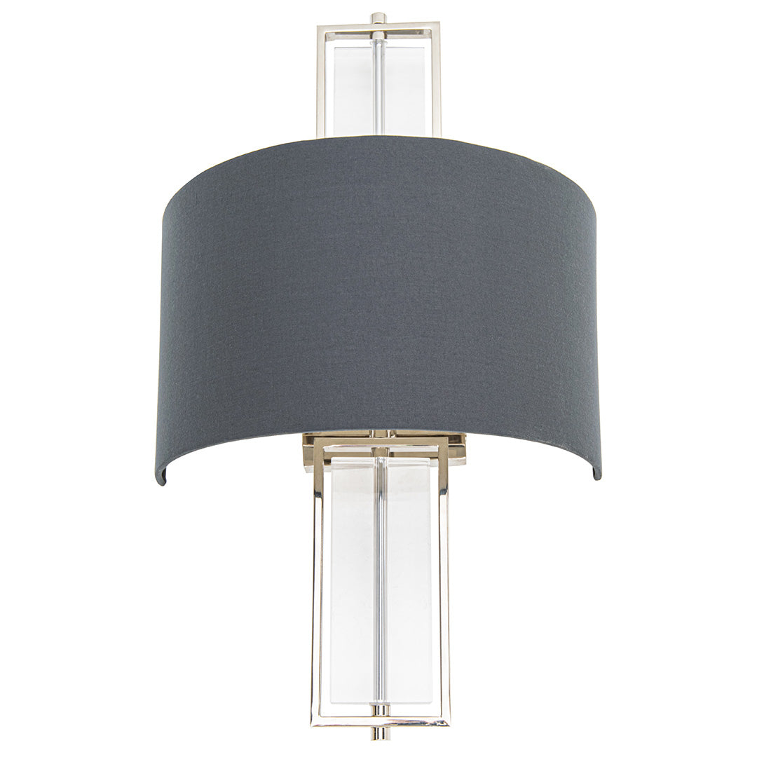 Beck Nickel & Glass Wall Lamp by RV Astley