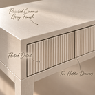 Amur Ceramic Grey Finish Dressing Table RV Astley