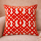 Palmbeach Pillow - Orange and White Liang & Eimil