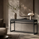 Skaff Black Console Table Tommy Franks