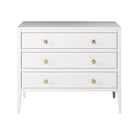 Radford White Chest of Drawers - White by D.I. Designs
