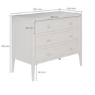 Radford Chest of Drawers - Grey by D.I. Designs