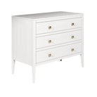 Radford White Chest of Drawers - White by D.I. Designs