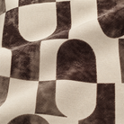 Chill Pill Chocolate Geometric Velvet Cushion Paul Moneypenny