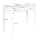 Radford Console Table - White by D.I. Designs