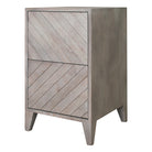 Croft Natural Stonewash Wood Right Bedside Table by RV Astley