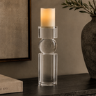 Crystal II Glass Candle Holder by Liang & Eimil