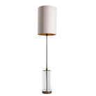 Reno Large Antique Brass Table Lamp - 80cm by RV Astley