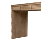 Wickham Wood Desk - Ribbed Oak by D.I. Designs