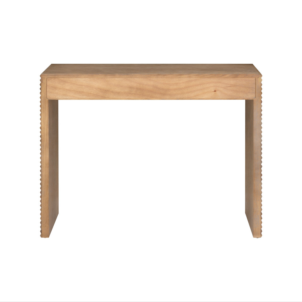 Wickham Wood Desk - Ribbed Oak by D.I. Designs