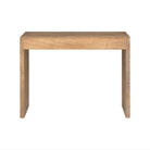 Wickham Wood Desk - Ribbed Oak by D.I. Designs