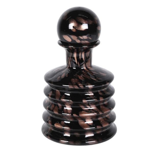 Small Tortoise Ripple Bottle with Stopper Kensington
