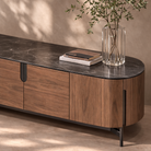 Darcy Walnut & Grey TV Unit by Tommy Franks