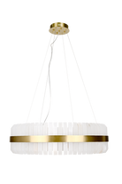 Salerno Gold & Alabaster Pendant 80cm by Luxe Collection