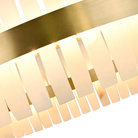 Salerno Gold & Alabaster Pendant 80cm by Luxe Collection