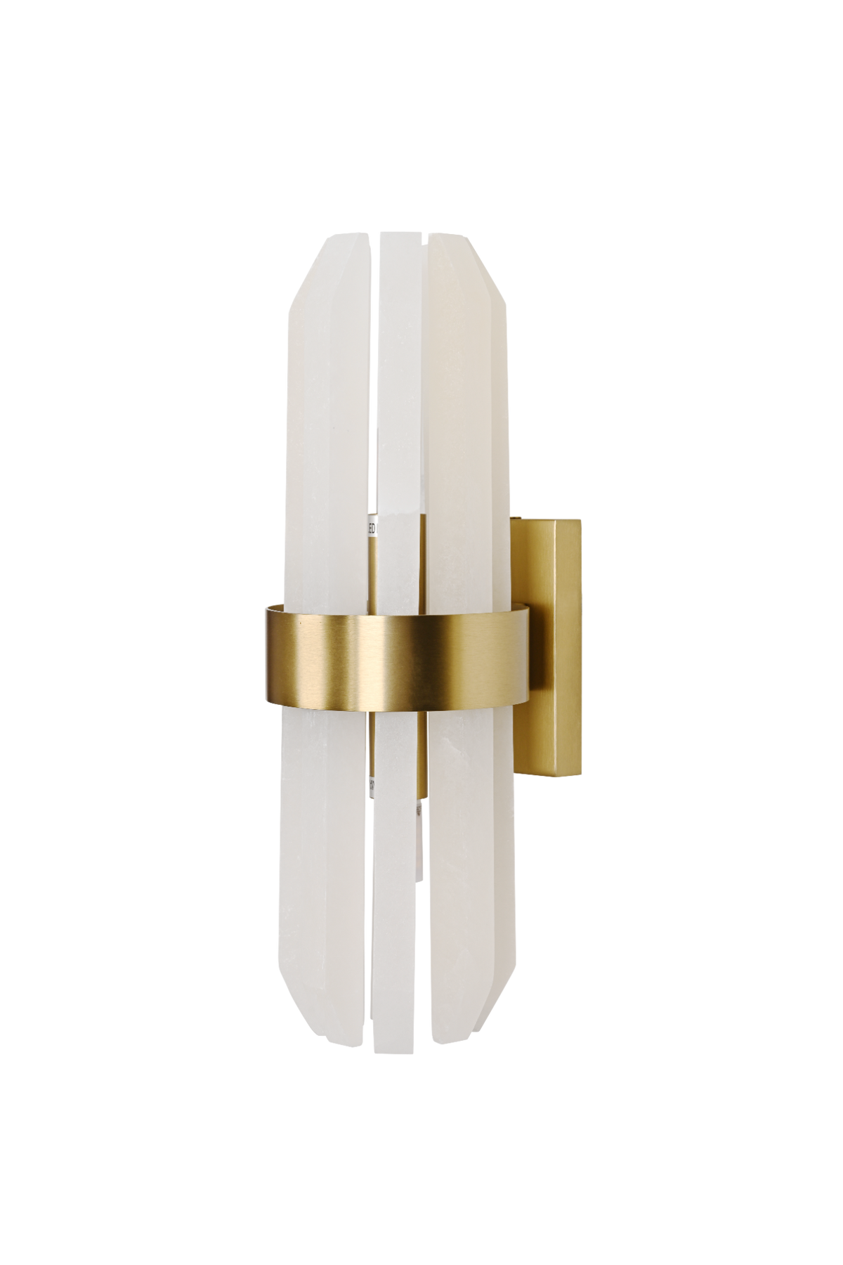 Salerno Gold & Alabaster Wall Light by Luxe Collection