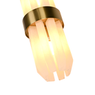 Salerno Gold & Alabaster Wall Light by Luxe Collection