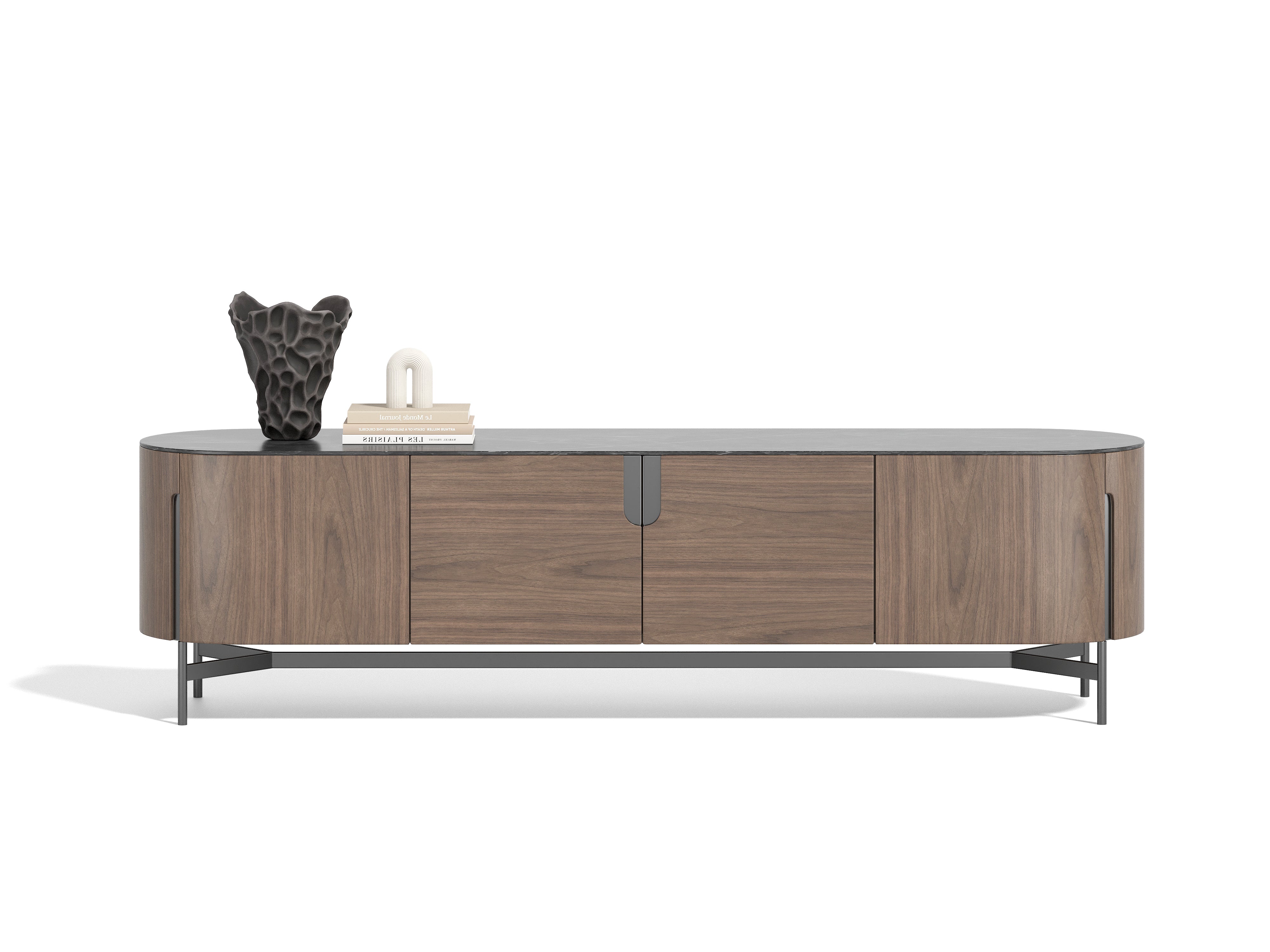 Darcy Walnut & Grey TV Unit by Tommy Franks