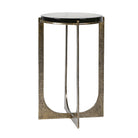 Golden Glass Tall Round Side Table by Kensington