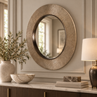 Edvin Gunmetal Finish Wall Mirror by RV Astley