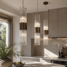 Eilish Bronze & Glass Single Pendant Light by RV Astley