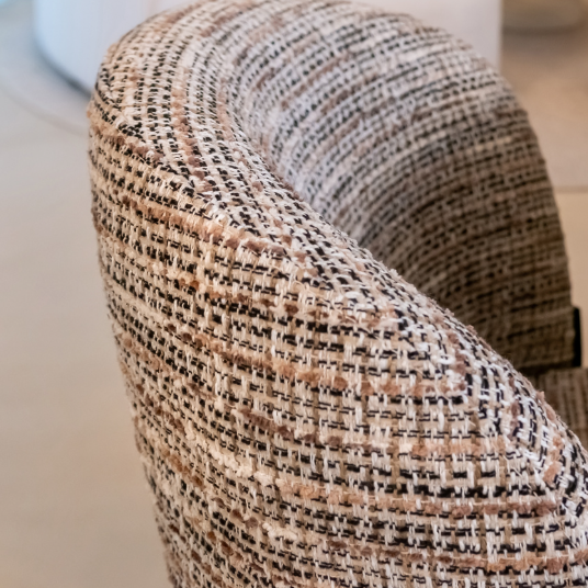 Elvi Mocca Chunky Dining Chair (Set of 2) by Richmond Interiors