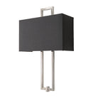 Danby Nickel & Charcoal Shade Wall Light by RV Astley