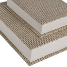 Set of 2 Beige Book Boxes by Kensington