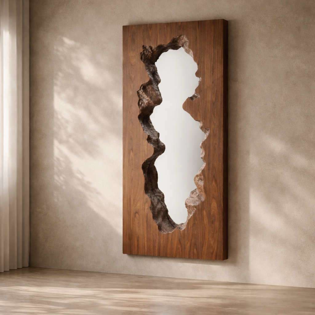 Forrest Walnut Mirror by Tommy Franks