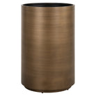 Dira Brushed Gold Planter - 50cm by Richmond Interiors