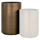 Dira Brushed Gold Planter - 50cm by Richmond Interiors