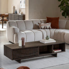 Onda Brown Oak Coffee Table by Abode