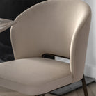 Cosenza Vanilla Fabric Dining Chair - Set of Two Abode