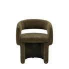 Sloane Green Fabric Dining Chair by Abode