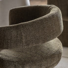 Sloane Green Fabric Dining Chair by Abode