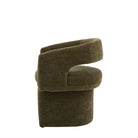 Sloane Green Fabric Dining Chair by Abode