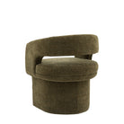 Sloane Green Fabric Dining Chair by Abode