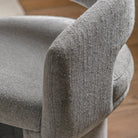 Sloane Grey Fabric Dining Chair by Abode