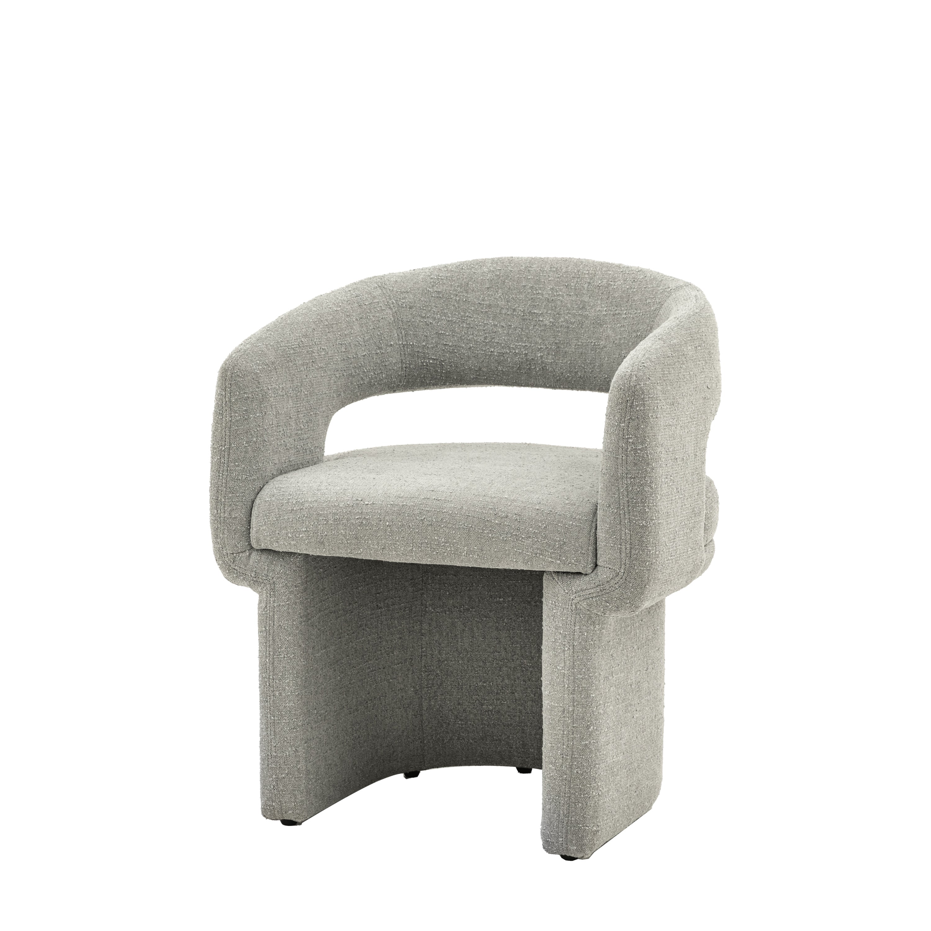 Sloane Grey Fabric Dining Chair by Abode
