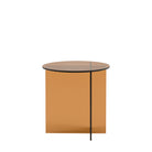 Parioli Bronze Glass Side Table by Abode