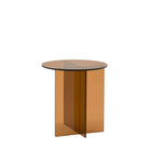 Parioli Bronze Glass Side Table by Abode