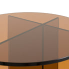 Parioli Bronze Glass Side Table by Abode