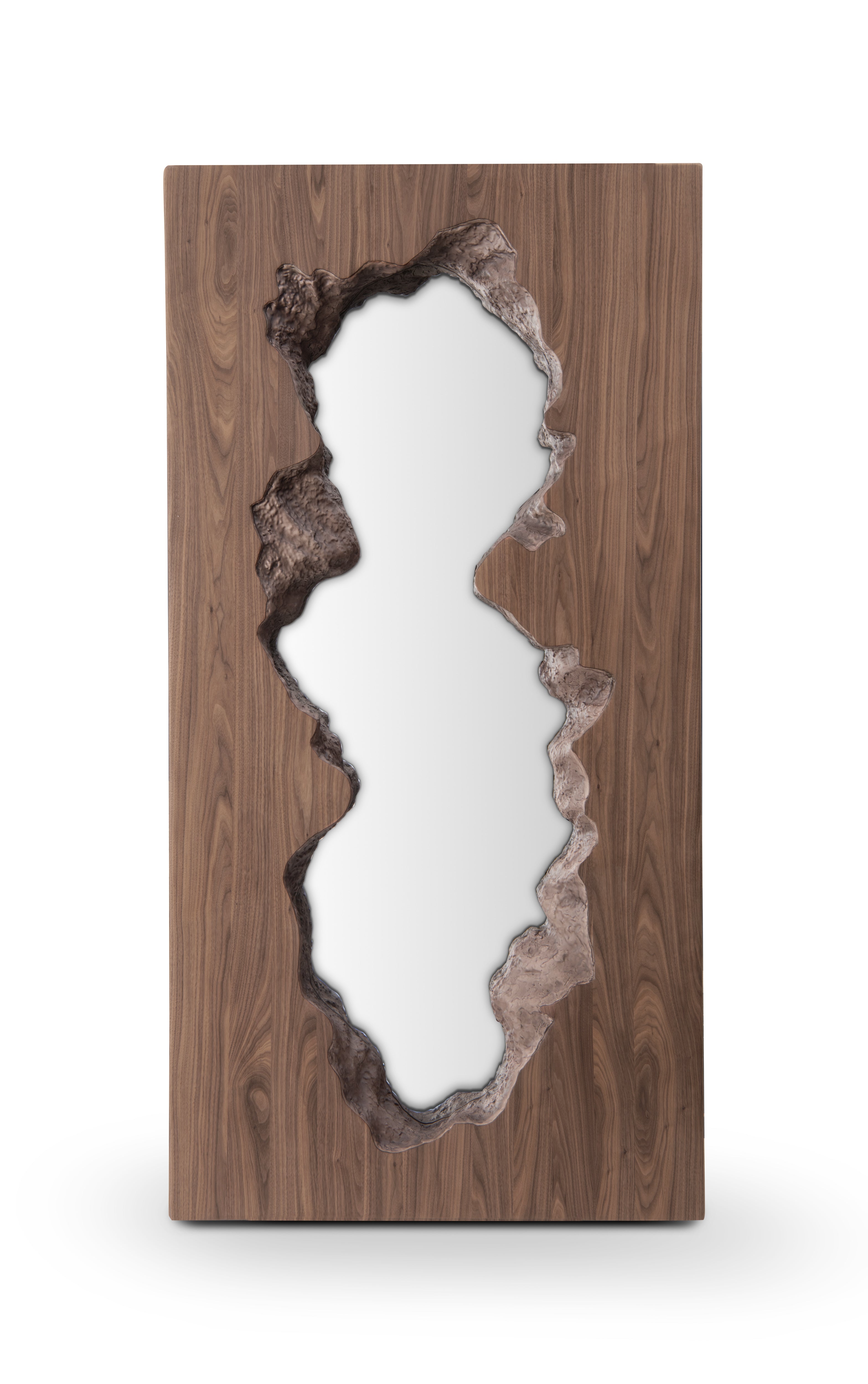 Forrest Walnut Mirror by Tommy Franks