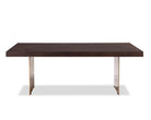 Unma Dining Table - Dark Brown Ash/Dark Brass Liang & Eimil