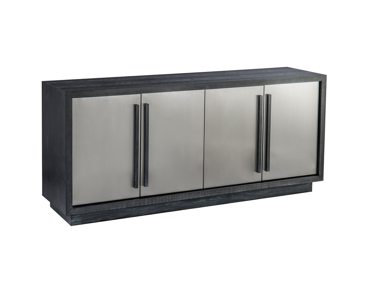 Camden Sideboard - Ebony Ash Stainless Steel Liang & Eimil