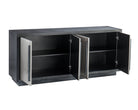 Camden Sideboard - Ebony Ash Stainless Steel Liang & Eimil