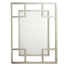 Carn Silver Leaf Rectangle Mirror by RV Astley