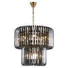 Bryon Smoke Glass Chandelier by Richmond Interiors