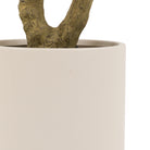 Faux Olive Tree in White Pot by Abode